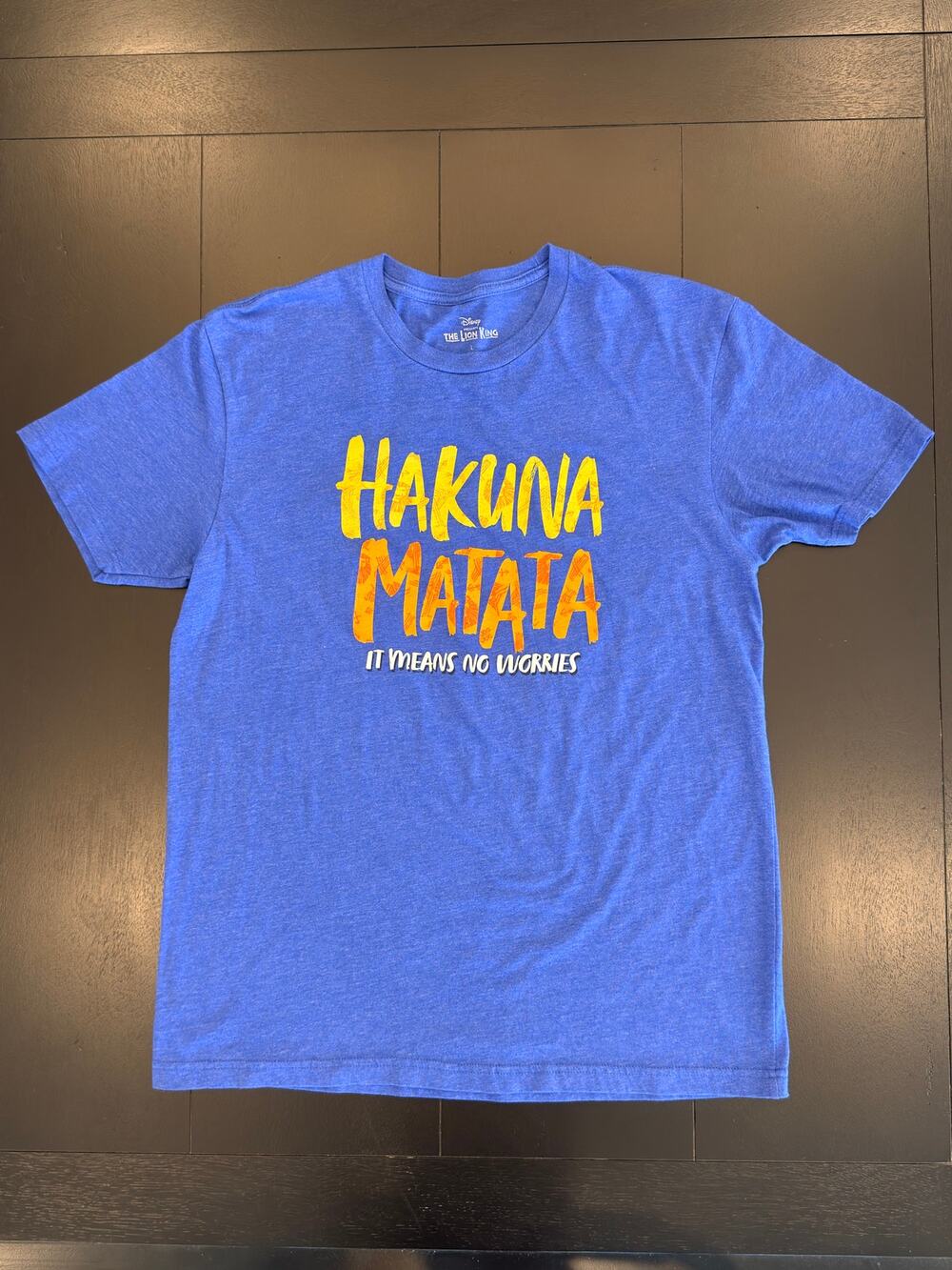 Disney The Lion King Broadway Musical Hakuna Matata Mens Large T-Shirt